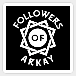 Followers of Arkay (White) Sticker